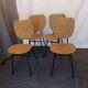 lot de chaises vintage 1950