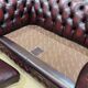 Pair of 2-seater leather Chesterfield sofas from the 1990s by Thomas LLOYD