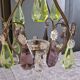 Small crystal boudoir chandelier - 1 light Bobeche signed Baccarat Epoque