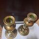 Pair of gilded bronze candlesticks Napoleon III