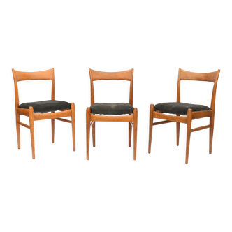 3 Scandinavian style chairs