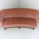 Pink velour rounded sofa 1950’s