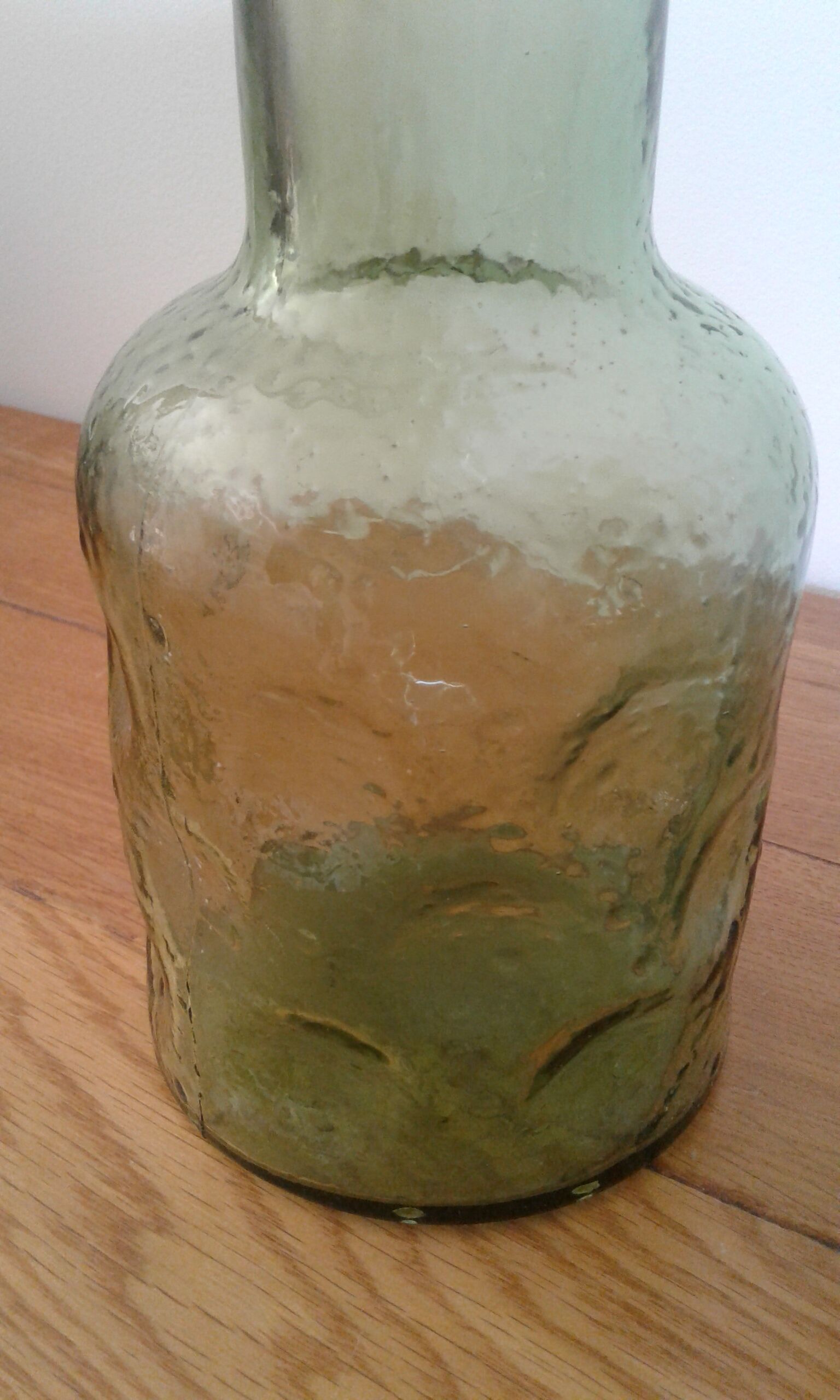 Bottle Bubble Glass. Vintage