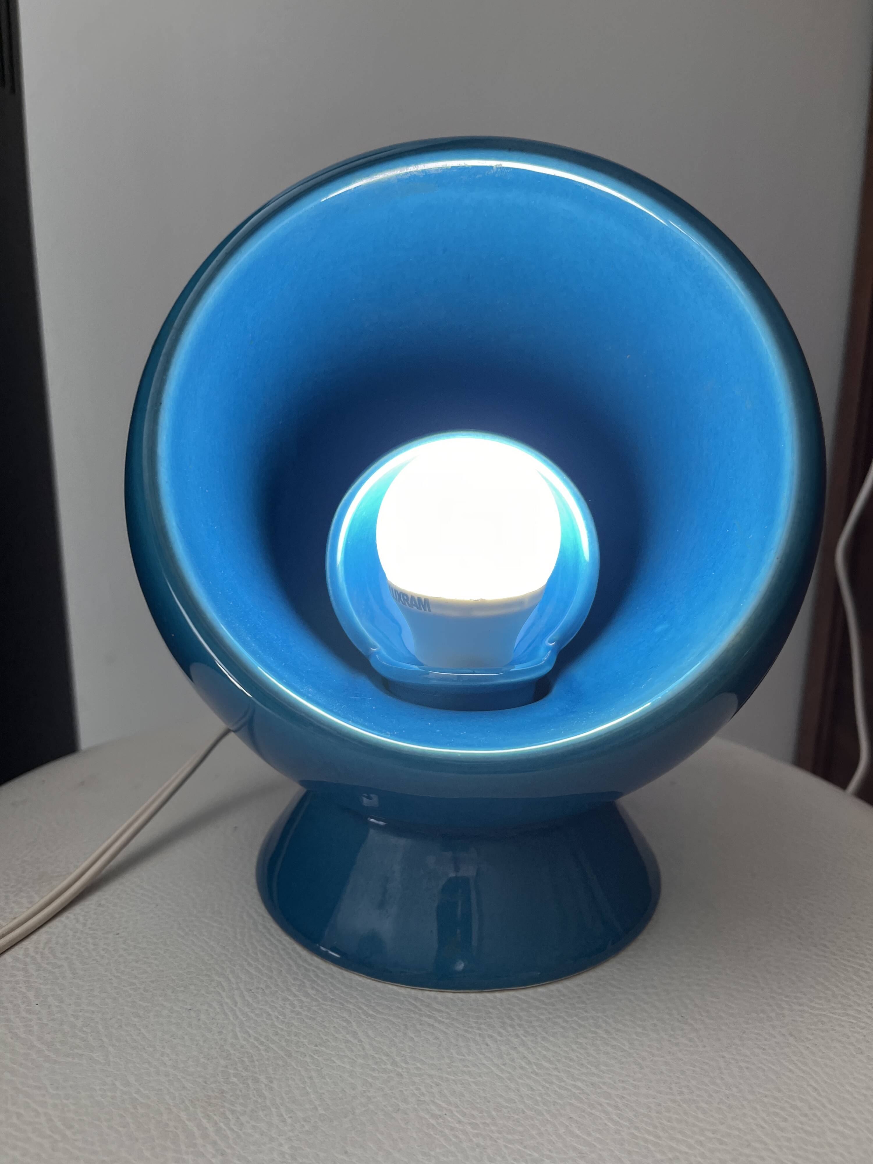 SC3 ceramic lamp Marcello Cueno 1960