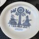 Set of five royal sphinx dessert plates Maastricht 1960s