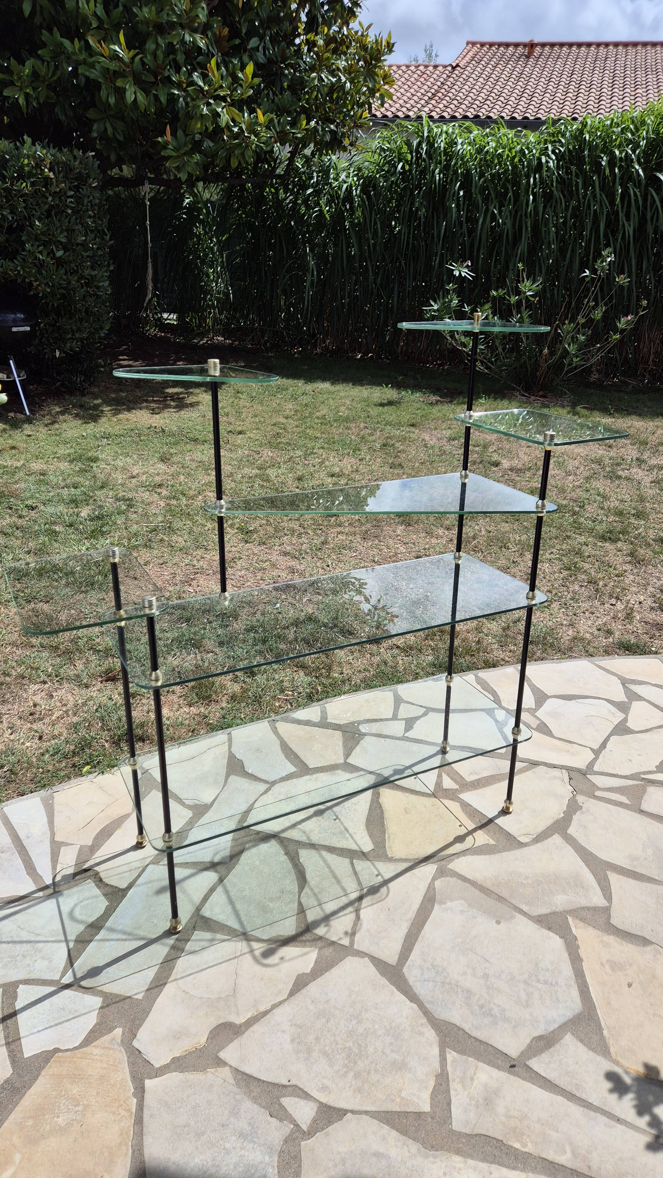 Vintage glass display case. 1960