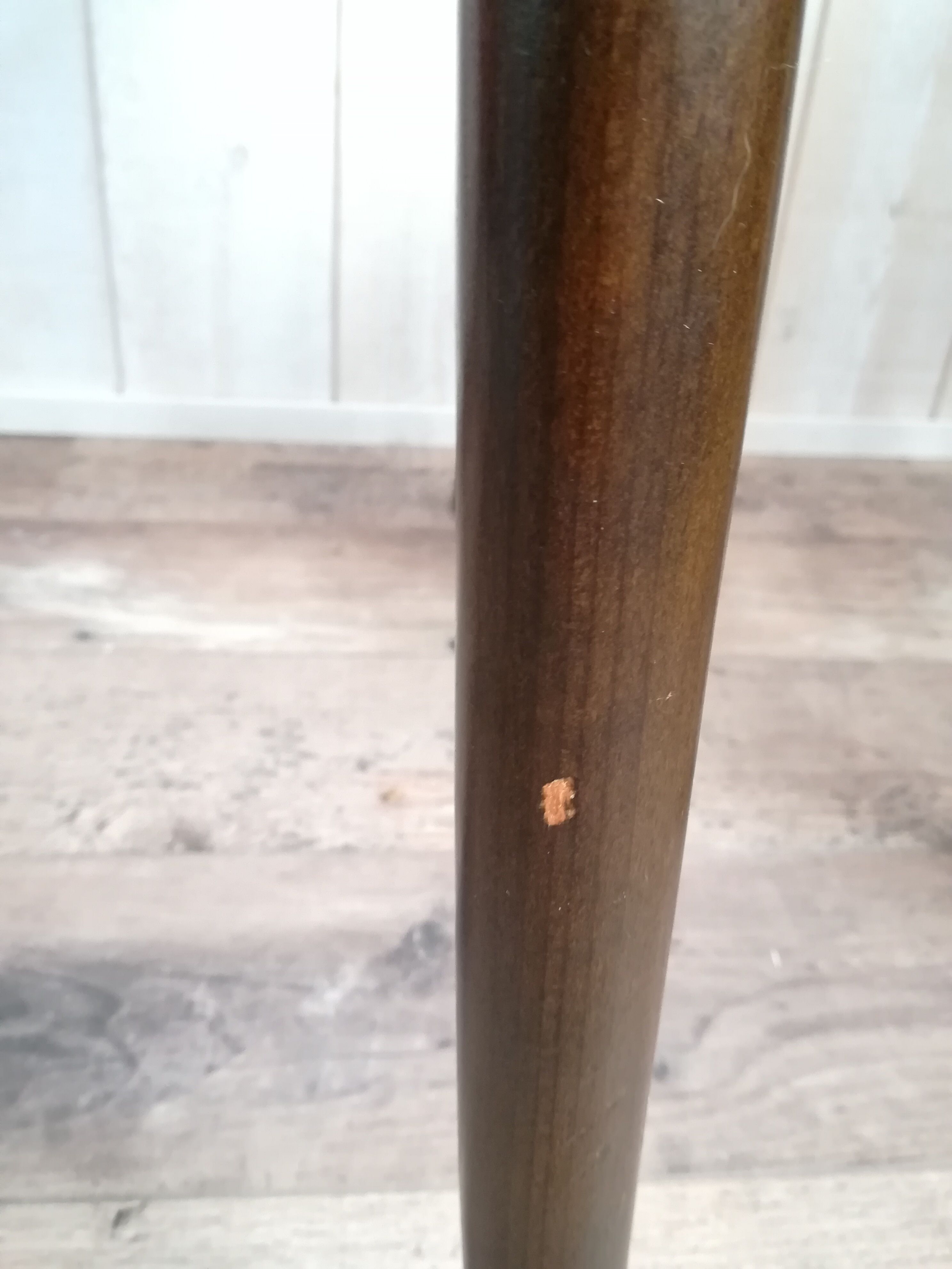 Curved wood bistro chairs