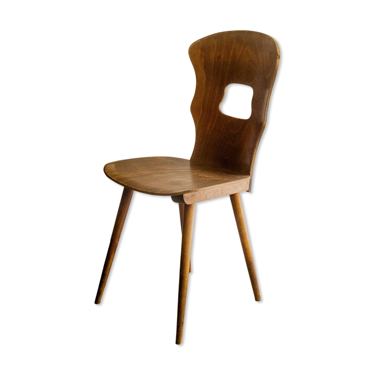 Wooden chair Baumann model Gentiane