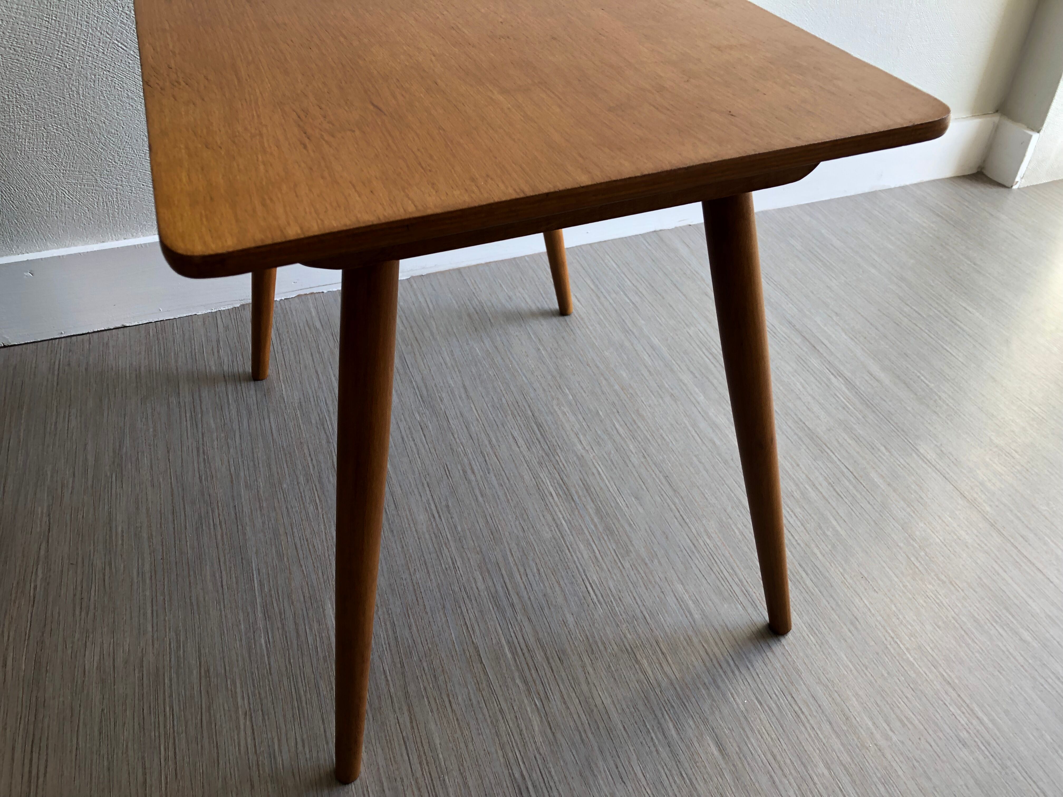 Table basse vintage pieds compas