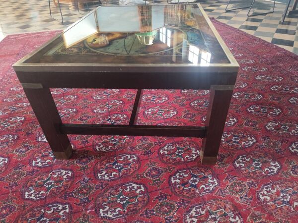 Table basse Mappemonde Maison Jansen