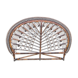 Rattan bedhead