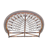 Rattan bedhead
