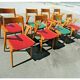Lot of 8 Scandinavian style chairs Danish 60s-70s