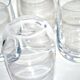Set of 4 water glasses or whisky in Daum crystal signed 11 cm