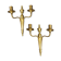 Pair of Empire wall sconces, France 20th century