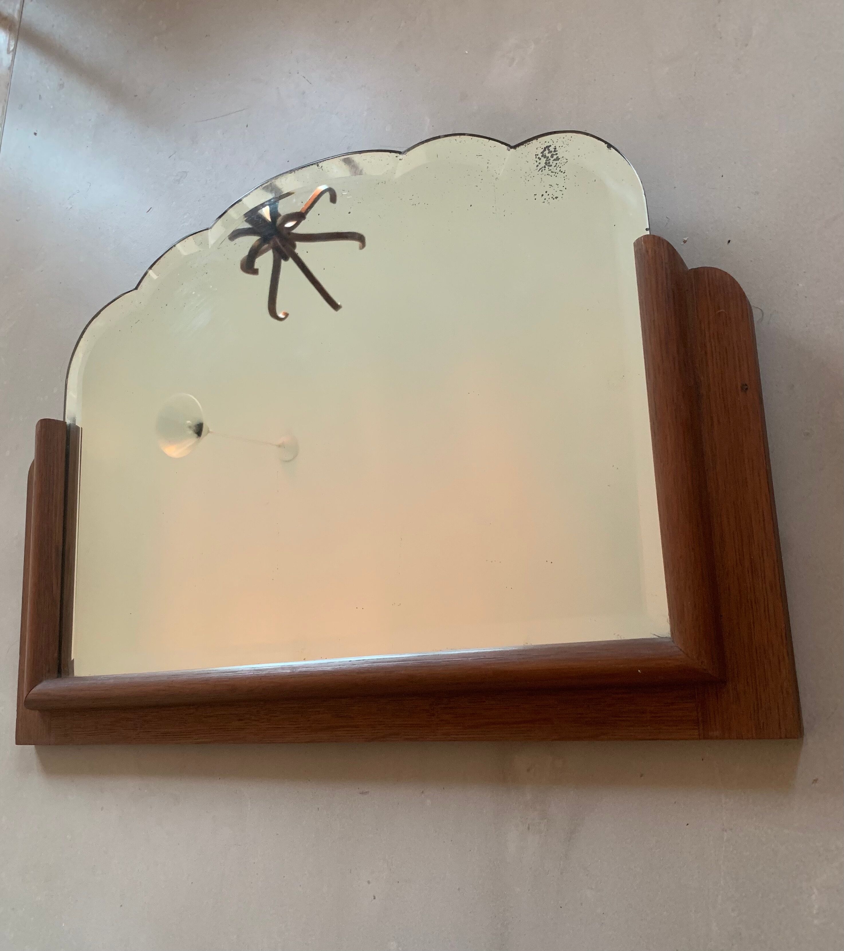 Antique Art Deco mirror