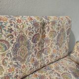 Louis Philippe style floral decor sofa bench from the nap period