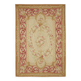Handmade European Vintage Aubusson Kilim 300 cm x 432 cm