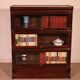 Globe Wernicke Library in mahogany, consisting of 3 pieces.
