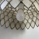 Lotus suspension in mother-of-pearl and brass