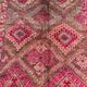 Tapis Marocain Boujad rose - 380 x 186 cm
