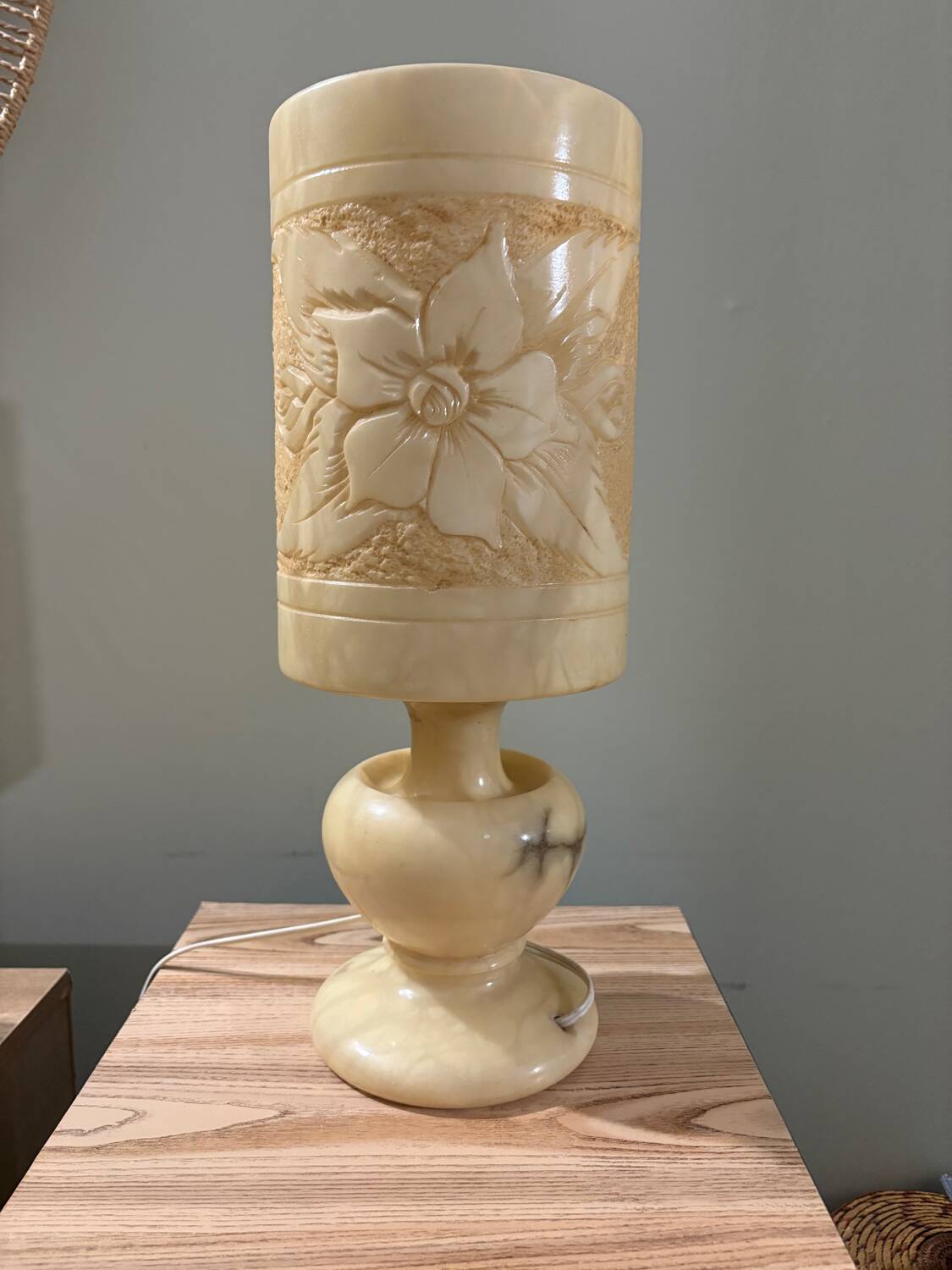 Lampe en albâtre 40cm