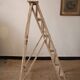 Old wooden painter's step ladder