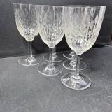 6 baccarat water glasses paris service