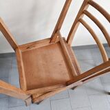 Set of 4 vintage Luterma bistro chairs 1950