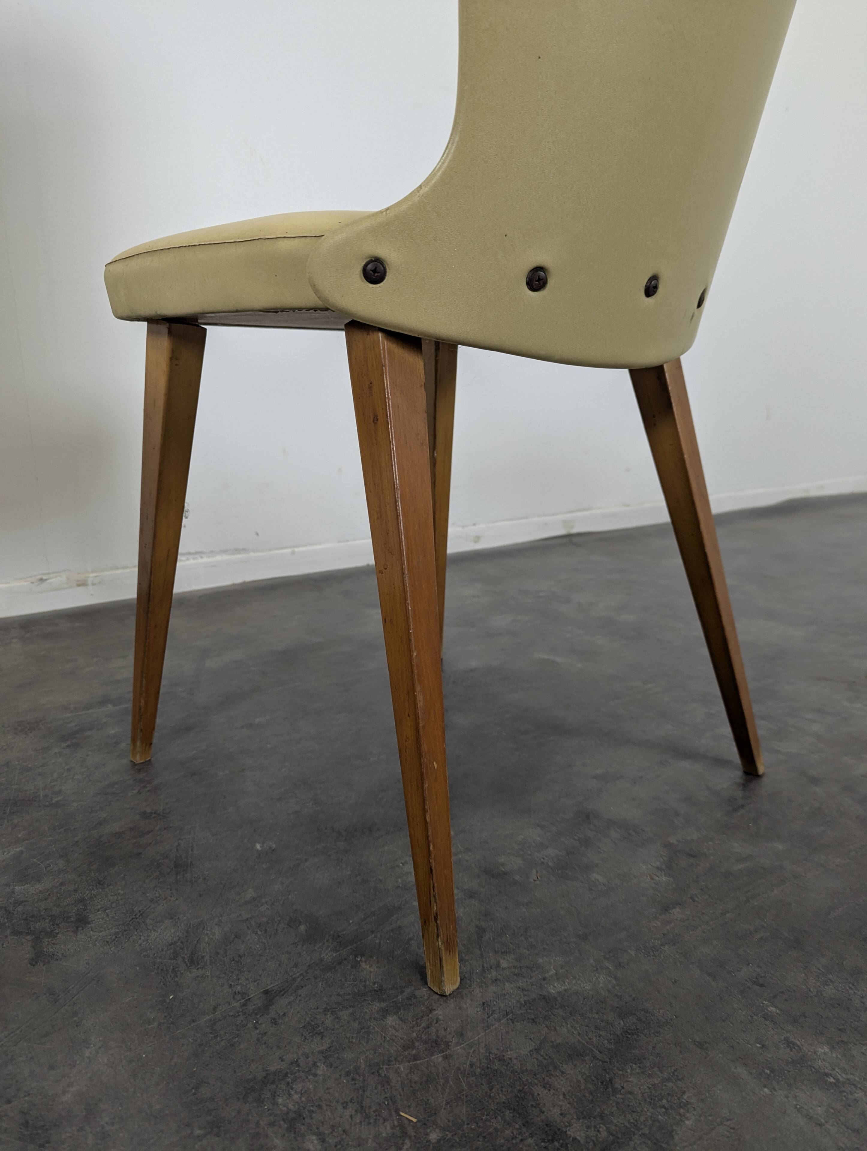 Paire de chaises en sky années 60
