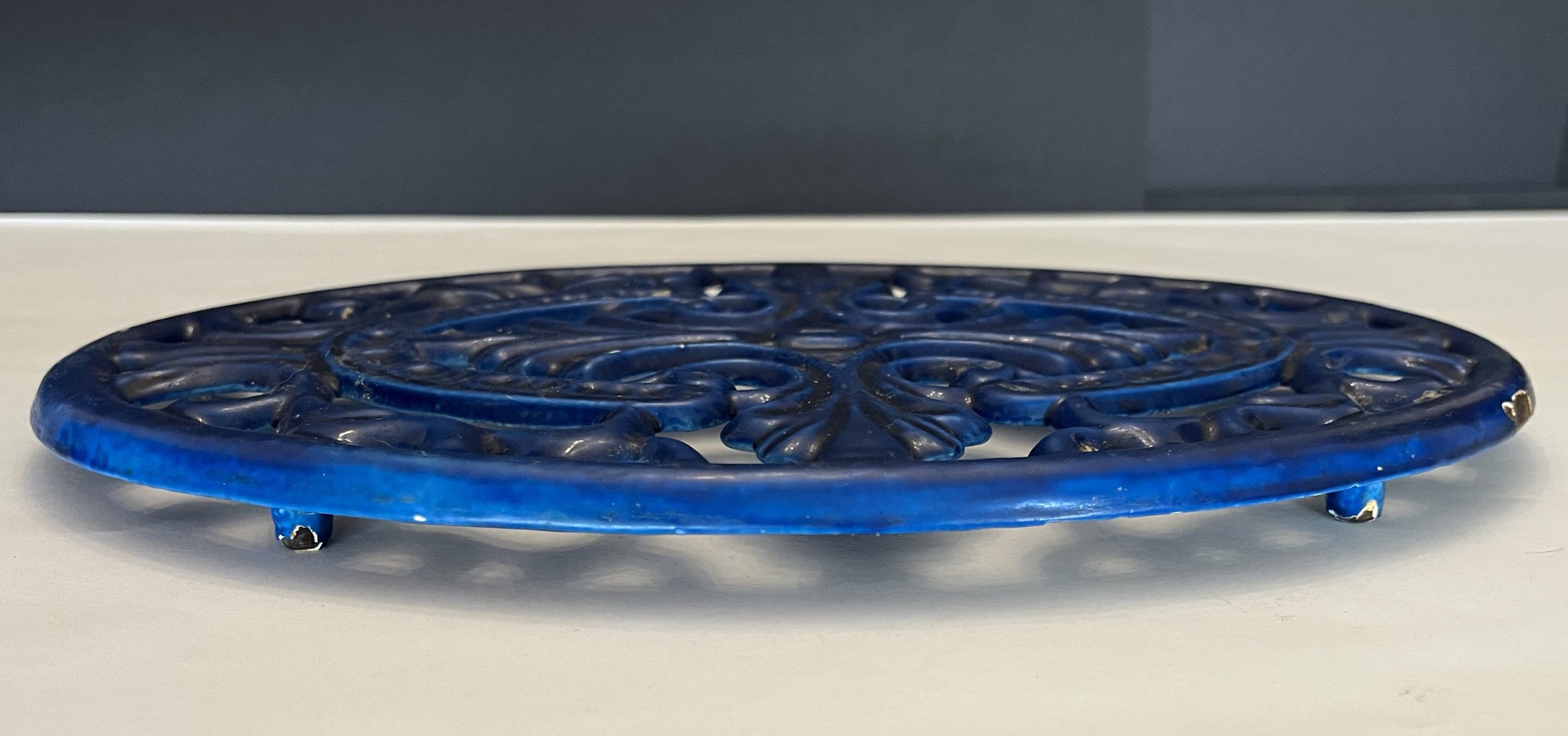Cast iron underside