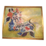 Peinture de pierre meurice titre camélias