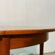 Vintage 1960s teak extendable Scandinavian table.