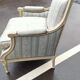 Paire de bergères fauteuils ancien style louis xvi vintage