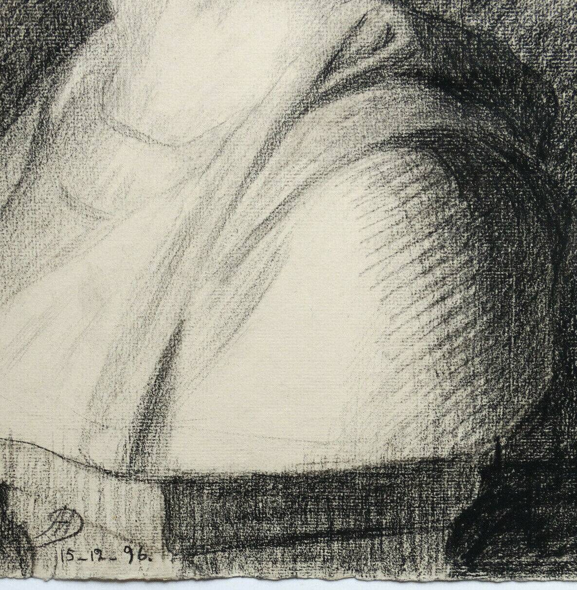Drawing of the bust of a young man by Andrea Della Robbia