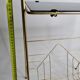 Vintage magazine shelf in glass and gilded metal