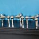Trio of 1960's vintage candle holder by Stoff Nagel