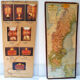 3 Scandinavian suspensions vintage pine 1960