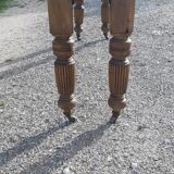 Console plateau chène feet of billiards