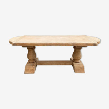 Monastery type table in solid oak