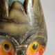 Alabaster stone candle holder made in italy vintage