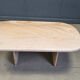 Vintage Italian travertine coffee table, 1970s