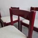 5× cassina carimate chairs door vico magistretti
