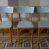 Baumann chairs in wood and formica
