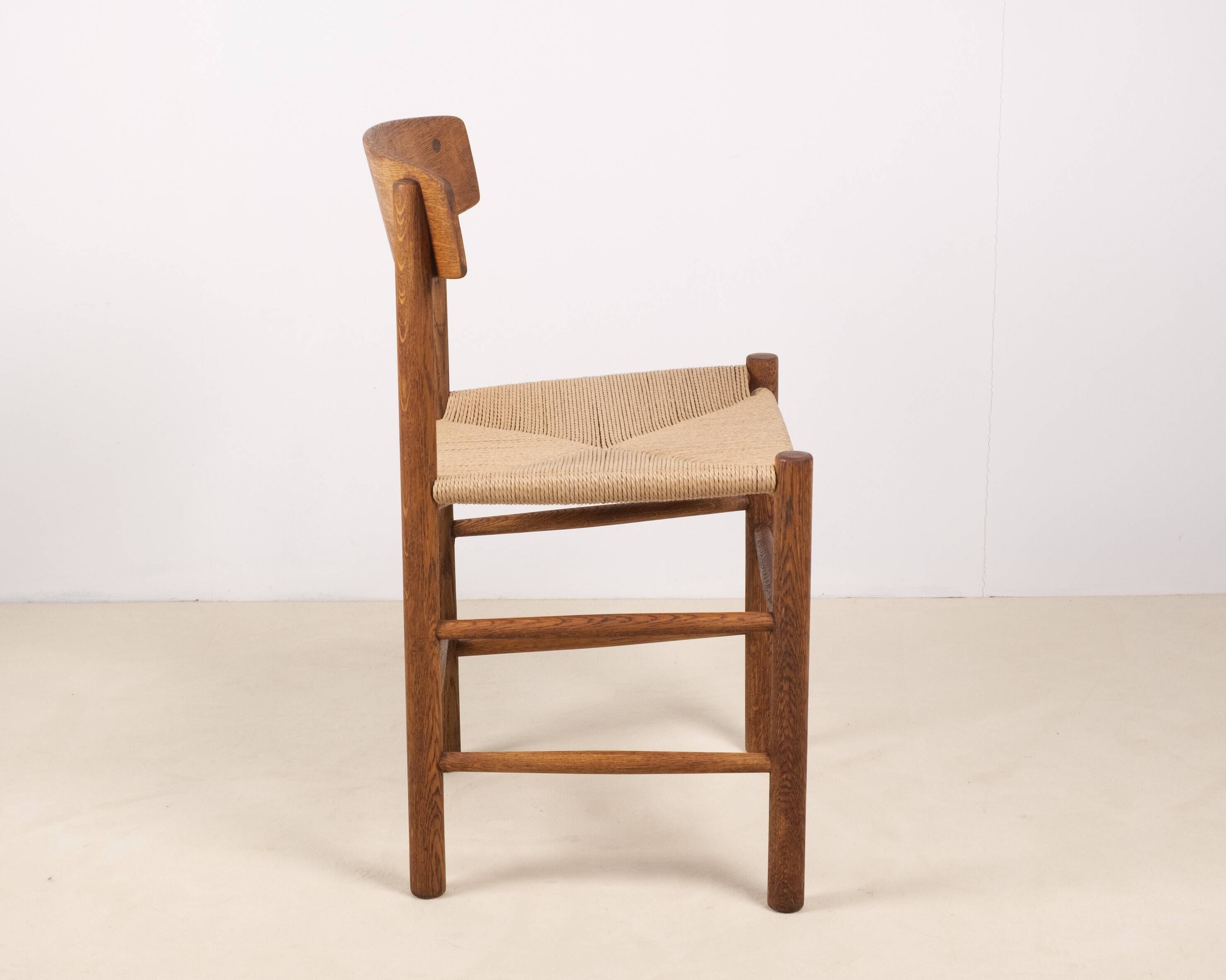 1x Børge Mogensen J39 Oak Dining Chair, FDB Møbler Denmark 1970