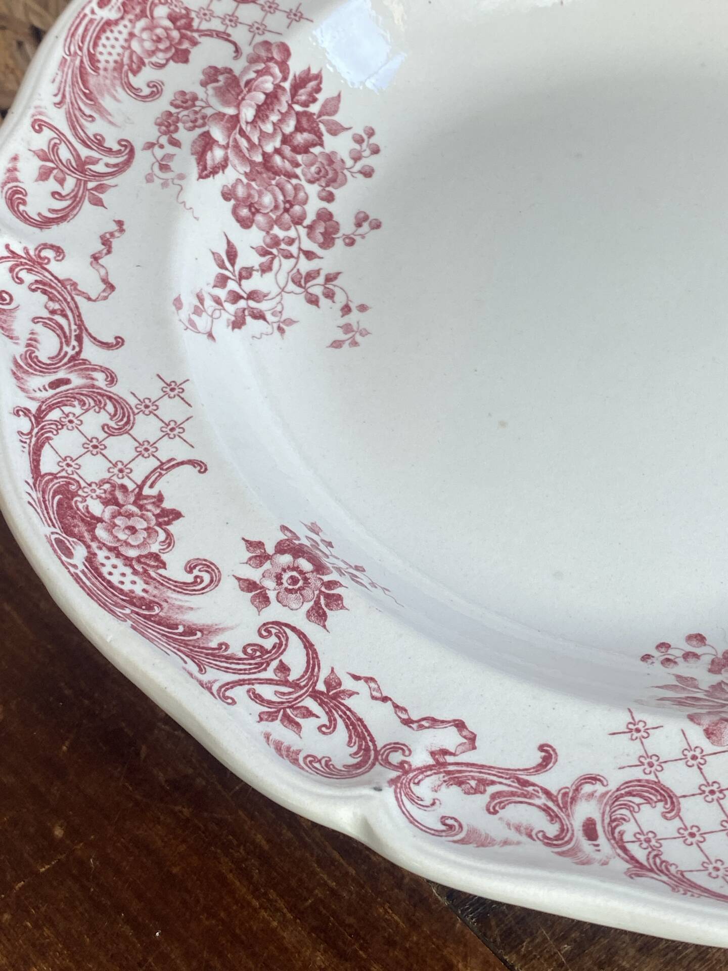 Round plate, ironstone, Villeroy & Boch, Valeria