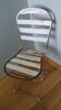 Chaise de jardin ancienne