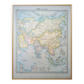 Printed in 1900, the states of Asia.