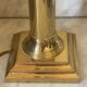 Lampe colonne en laiton 40cm vintage