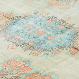 Anatolian handmade vintage rug 277 cm x 174 cm